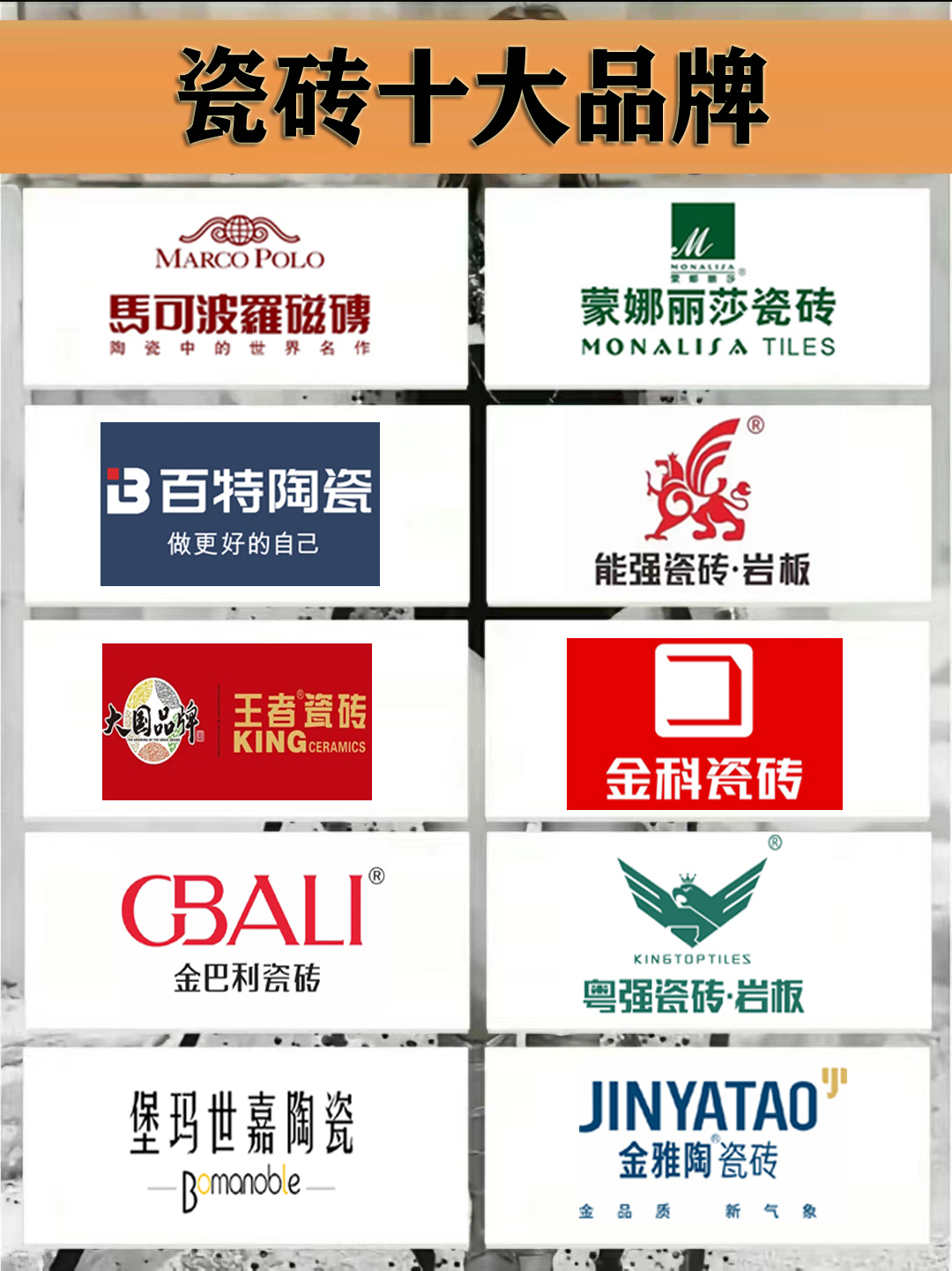 【2014瓷砖前十品牌排名,2018年瓷砖品牌排名榜前十名】-第3张图片